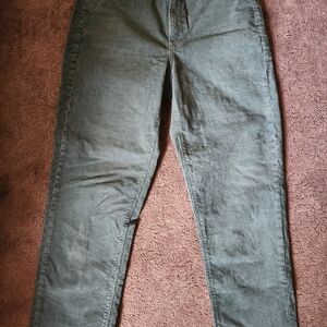 American Eagle Outfitters Green Straight Leg Pants